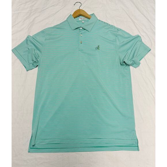 Lot Of 4  Peter Millar summer comfort Golf  Polo Shirt men’s size XL  striped - Picture 6 of 11